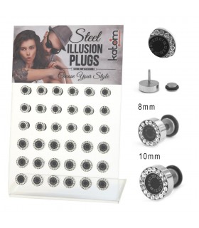 Illusion plug circle and letters stand - IP1080A