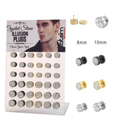 Expositor de falsas dilataciones con piedras - IP1589MIX