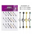 Piercing Barbell avec cercle - IND1000