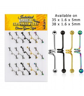 Expositor de Barbell industrial espiral - IND1001