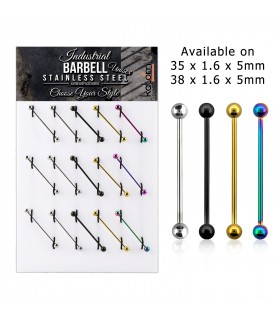 Expositor de Barbell industrial barra - IND1003