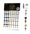 Cross pendant Illusion Plug display - IPCOLCROSS