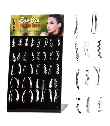 Expositor de Ear Pin de plata - EC19