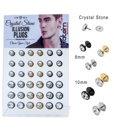 Expositor de falsas dilataciones con cristal - IP1009