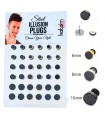 Faux piercing plug au carbone - IP1065