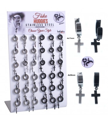 Cross fake hoops display - FHAGSCROSS