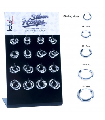 Expositor de aros de plata - ARO42