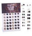 Présentoir de faux piercing plug bois - IP1530