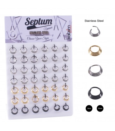 Septum triple capa acero - SEPTRIPLE
