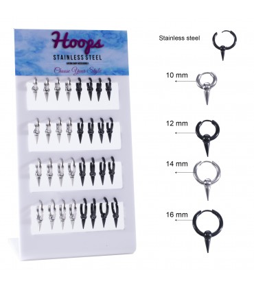 Aros de acero con bola y cono - HAGS5091