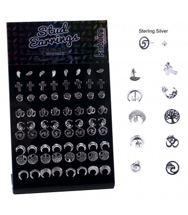 Pendientes de plata motivos - PEN907