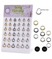 Feather hinged segment rings/Septum/Tragus - SEP210