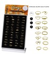 Gold Platted Silver Rings - AN8GOLD