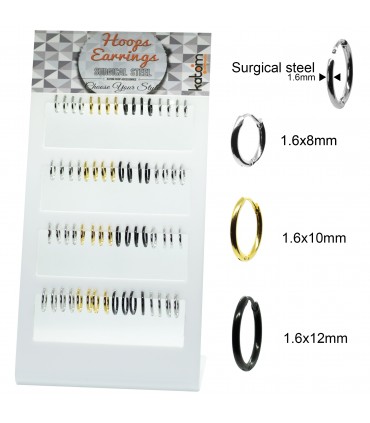 Steel hoops 3 colors - ARO418