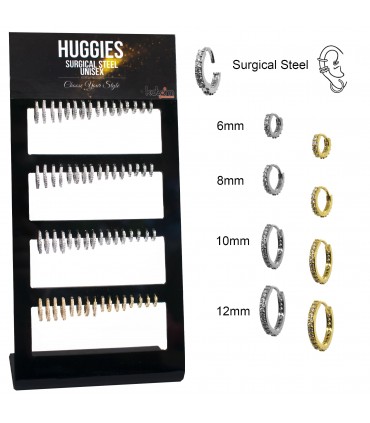 Aros brillantes acero - ARO62A