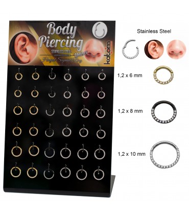 Daith, Septum con circonitas - DAITH100