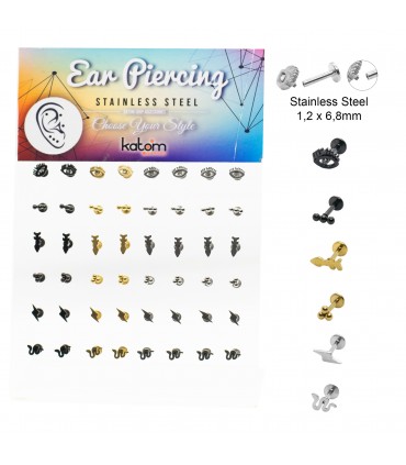 Helix/Tragus motivos - HEL-CAR31