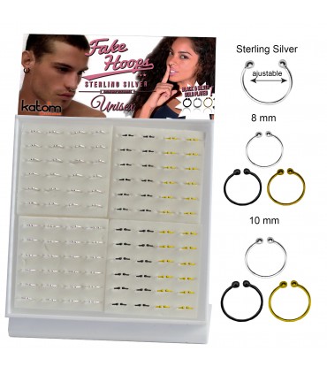 Aros falsos de plata - ARNF2