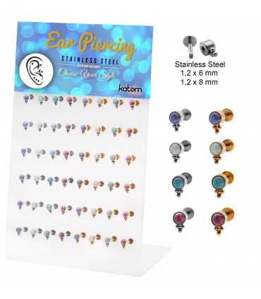 Helix/Tragus ópalo - HEL-CAR43