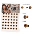 Falsas dilataciones doradas con esmalte - IP1080GOLD