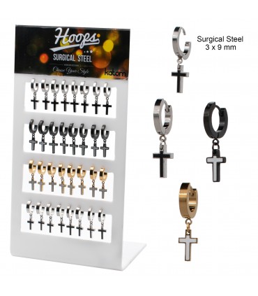 Aros con cruz - HAGS5086A