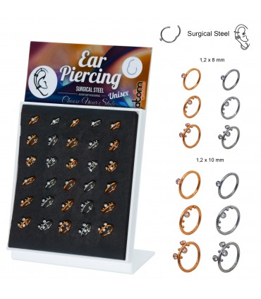 Ear Piercing con circonitas - EP298