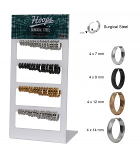 Aros de acero redondeados 4 mm - ARO5026