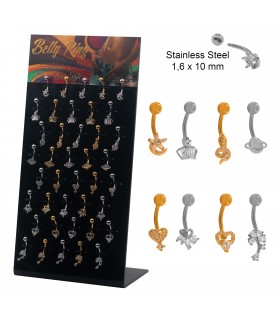 Piercing de ombligo con colgante -  BEL178