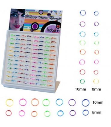 Silver nose rings - ARN101