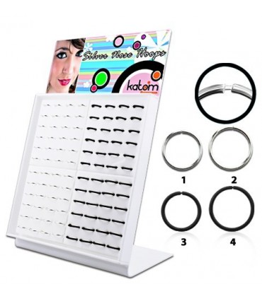 Silver nose rings - ARN112