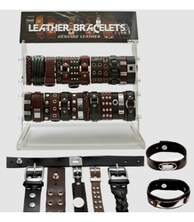 Bracelets de cuir exposant - PUL5
