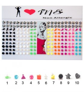 Neon color earrings - PEN1507