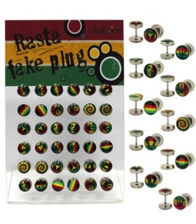 Expositor acero y Logo rasta - IP1077