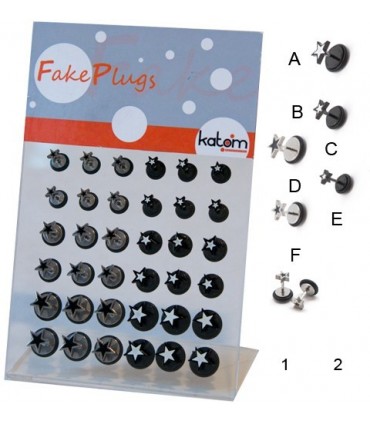 False dilatation star with black esmalete - IP1583