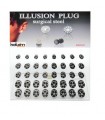 Exhibitor ilusion plug steel and crystal - IP1501