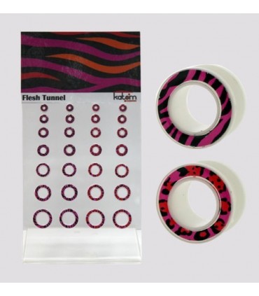 Exhibitor Leopard and Zebra pink - EP2049