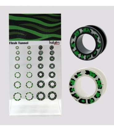 Exhibitor dilatations Leopard Zebra green - EP2047