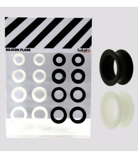 Exhibitor silicone black &amp; white 14 - 20mm - SLC3105