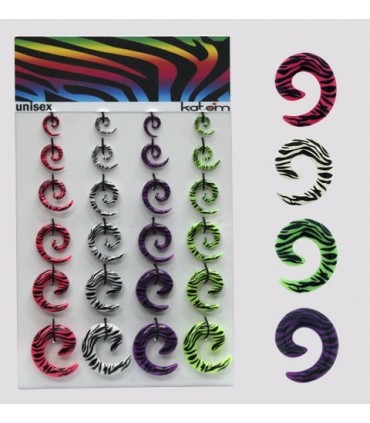 Exhibitor spiral Zebra 3 - 10mm - EXP3037
