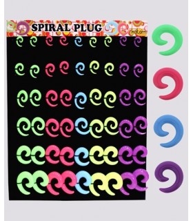  Dilatateurs spirale couleurs exposant - EXP3017