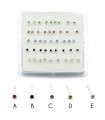 Case silicone nez piercing - NS105A