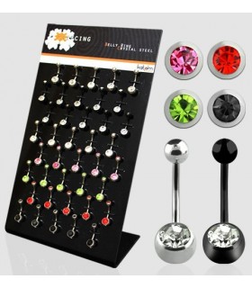 Expositor piercing ombligo - BEL50B