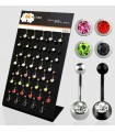 Expositor piercing ombligo - BEL50B