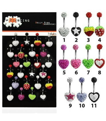 Exhibitor navel heart - BEL29