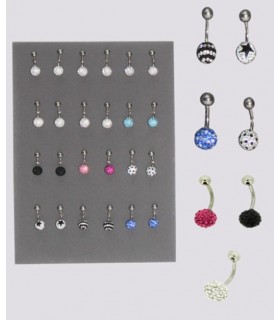 Piercing nombril swarovski - BEL25