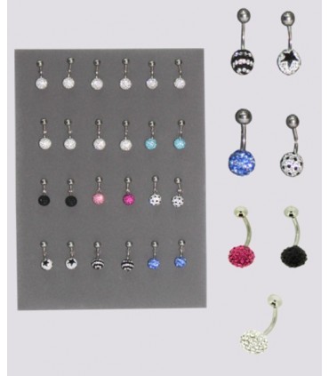 Piercing ombligo swarovski - BEL25