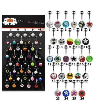 Exhibitor navel swarovski - BEL24-40