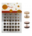 Display Gold rose fake plug -IP1525GR