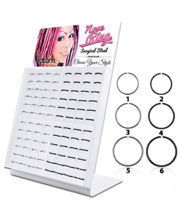 Aros Nariz Acero flexible - ARN102