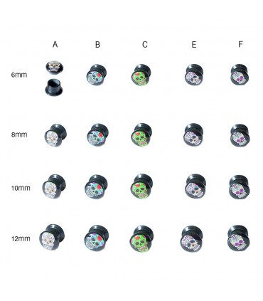 Expositor dilataciones calavera mejicana - EP2258